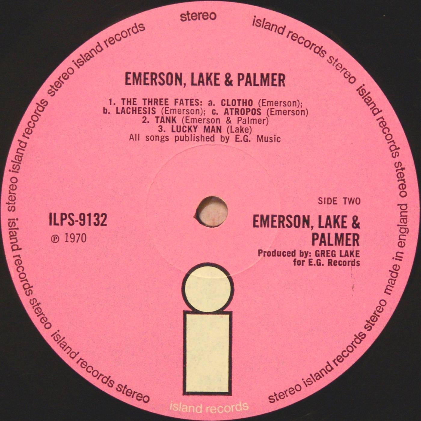 Emerson, Lake and Palmer Emerson Lake and Palmer [lp label b island uk]